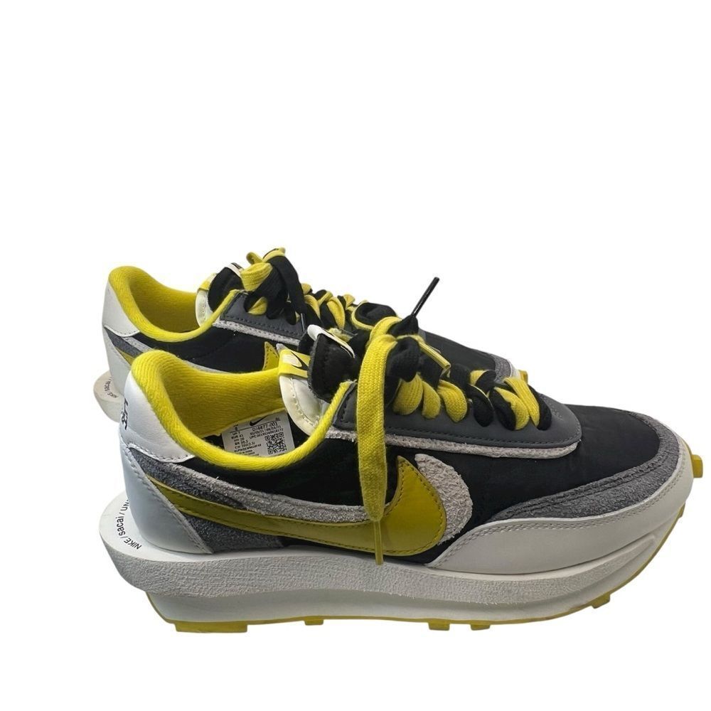 Nike sz 8 EU 41 LD Waffle Sacai x Undercover Black Bright Citron DJ4877 001 - Picture 6 of 16
